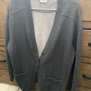Bobbie Brooks Charcoal Cardigan Sweater